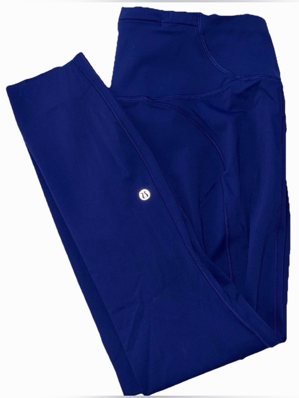 NWT LULULEMON SIZE 12 FAST/FREE EVOLVE HIGH RISE 25” TIGHT*POCKETS DEEP SEA BLUE